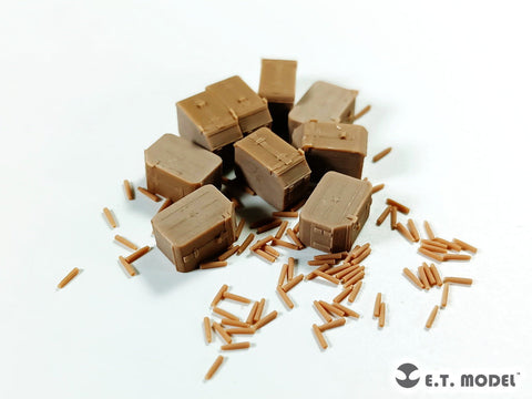 E.T.モデル P35-248 1/35 ロシア 12.7mm NSVT重機関銃 弾薬箱セット