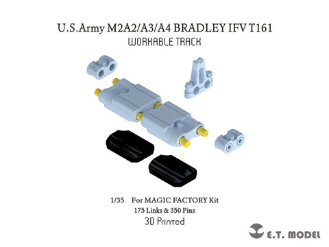 ETモデル P35-416 1/35 アメリカ軍 M2A2/A3/A4 ブラッドレイ IFV T161 ワークブル履帯 (マジックファクトリー用)