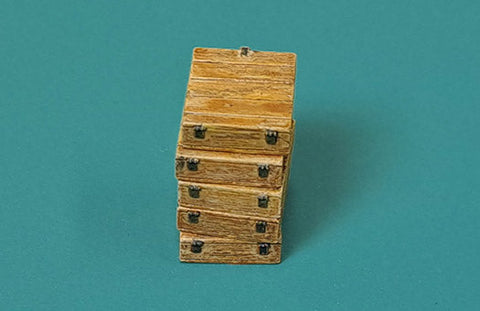 エウレカXXL E-080 1/35 ドイツ M39卵型手榴弾30個入用 木製弾薬箱 レジンパーツ×5