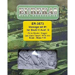エウレカXXL ER-3573 1/35 III号突撃砲G型積荷セット(RFM 5069,MiniArt 35336,Das Werk DW35021,Takom 8006用)