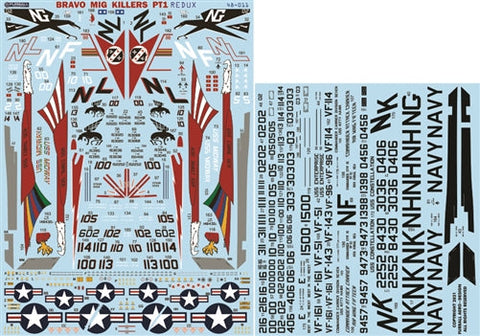 ファーボール 48-011 1/48 ブラボー ミグ キラーズ