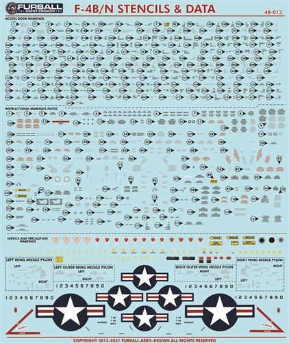 ファーボール 48-013 1/48 F-4B/N ステンシル