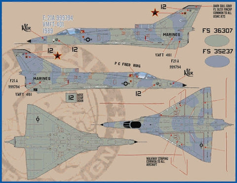 ファーボール 48-020 1/48 F-21A ライオン カブス アメリカ海軍/アメリカ海兵隊 アグレッサー