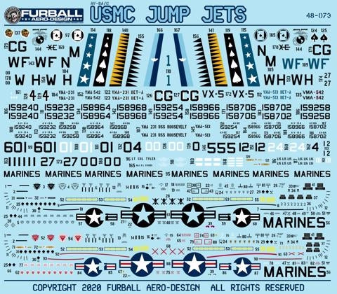 ファーボール 48-073 1/48 AV-8A/C アメリカ海兵隊 ジャンプジェッツ