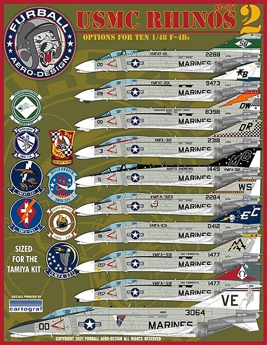 ファーボール 48-077 1/48 アメリカ海兵隊 ライノ PT2