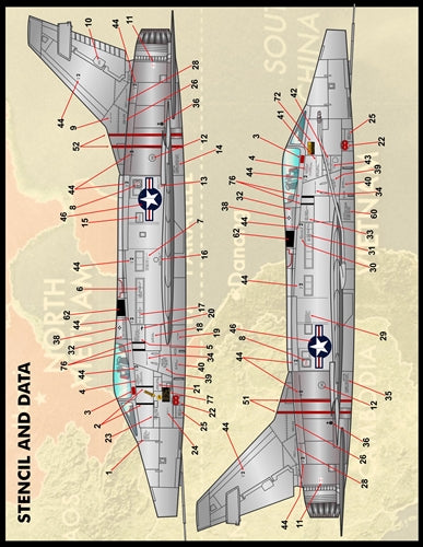 ファーボール F/D&S-4821 1/48 カラー&マーキング of アメリカ空軍 F-100s PT I