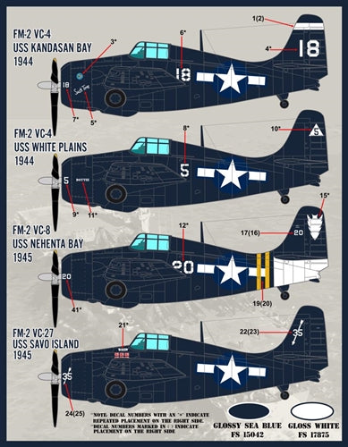 ファーボール F/D&S-4822 1/48 カラー&マーキング of FM-2 ワイルドキャット