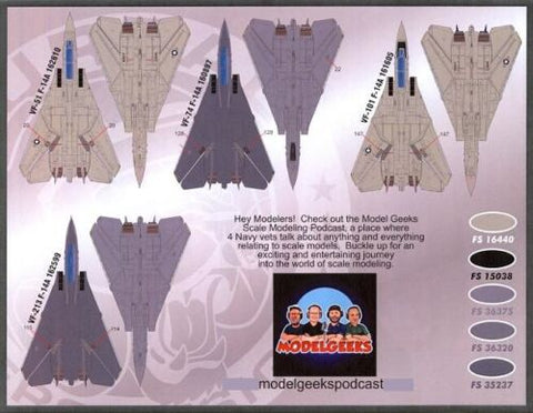 ファーボール FDS-4825 1/48トムキャット カラーズ・マーキング パート XII