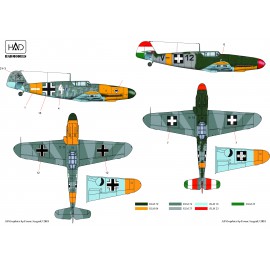 HADモデル 48087/2018 1/48 メッサーシュミット Bf 109 F-4/b パートII デカールシート