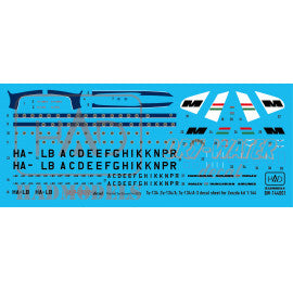 HADモデル DW-144001 1/144 Tu-134 Tu-134 A Tu-134 - A-3 マレーヴ 70~80年代 ドライウォーターデカールシート