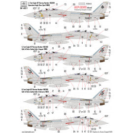 HADモデル DW-48011 1/48 F-14A Vf-41 ブラックエース デカールシート 「ザ・ファイナルカウントダウン」