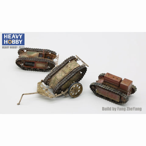 ヘビーホビー HH-35060 1/35 WWII ドイツ Sd.Kfz.302 ゴリアテ 軽爆薬運搬車輌 & カートセット フルインテリア