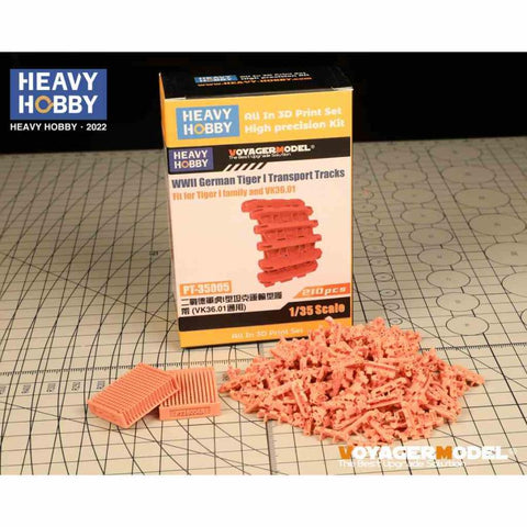 ヘビーホビー PT-35005 1/35 WWII ドイツ軍タイガーI戦車用可動履帯 鉄道輸送用履帯