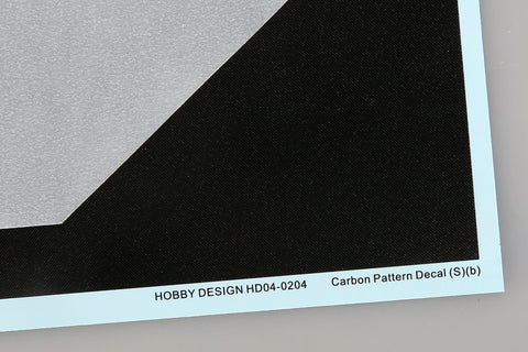 ホビーデザイン HD04-0204 1/24 カーボンパターンデカール (S)(b)
