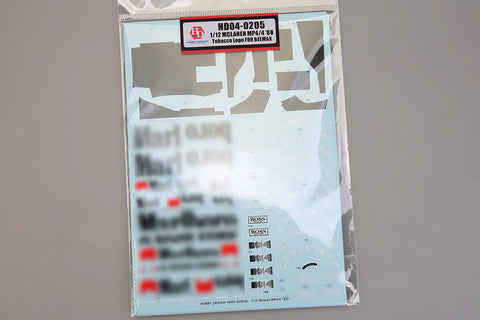 ホビーデザイン HD04-0205 1/12 マクラーレン MP4/4 ’88 タバコロゴ (ビーマックス用)