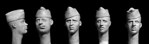 ホーネット HUH09 1/35 アメリカ オーバーシーズキャップ 着用ヘッド