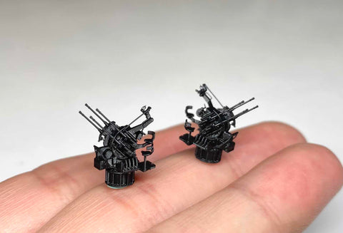 バンカースタジオ WS20004 1/200 WWIIドイツ海軍 2cm四連装対空砲 38型