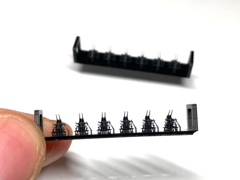 バンカースタジオ WS70005 1/700 WWIIドイツ海軍 3.7cm連装対空砲 30型