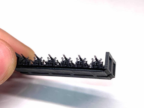 バンカースタジオ WS70016 1/700 WWIIアメリカ海軍 ボフォース 40mm連装機銃 後期型