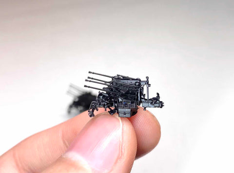 バンカースタジオ WS20003 1/200 WWIIドイツ海軍 2cm四連装対空砲 35型