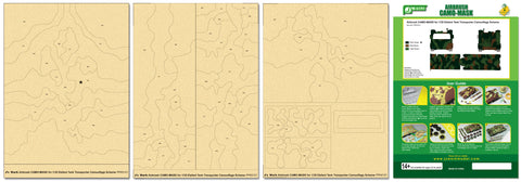 J's Work PPA5101 エアブラシ用迷彩マスキング 1/35 エレファント戦車運搬車 カモフラージュ