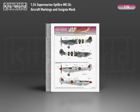 Kitsworld KWM24001 1/24 Supermarine Spitfire Mk. IXc, MK421/FU-Z, No. 453 (Australian) Squadron, based at B.11, Longues