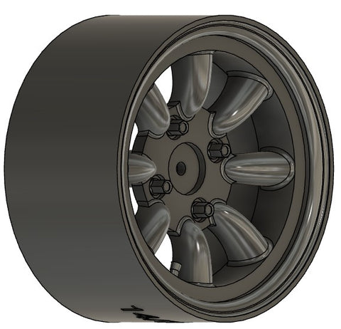 ケイスタイル KS-PA1 1/24 KS-CU1専用14インチ8本スポークホイール