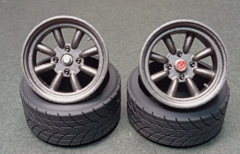 ケイスタイル KS-PA20 1/24 KS-CU4 専用 15 インチ8本スポークホイール