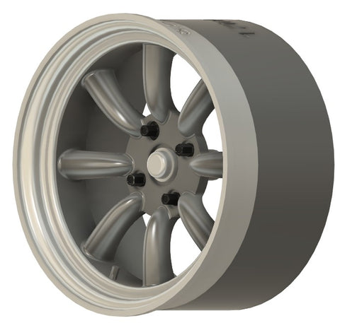 ケイスタイル KS-PA33 1/24 KS-CU7 専用 17 インチ8本スポークTYPEホイール