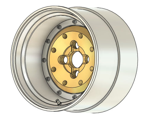 ケイスタイル KS-PA51 1/24 15インチレーシングフォージFGホイール