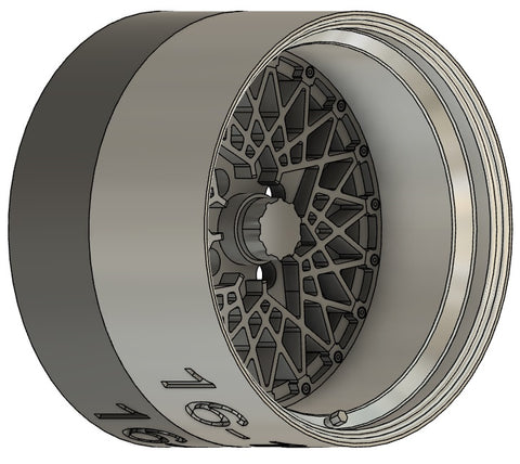 ケイスタイル KS-S22 1/24 R/N版 16インチ4H FメッシュTYPEホイール 4本セット