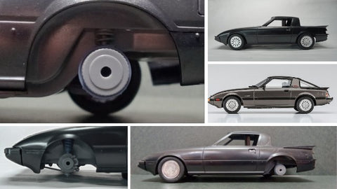 ケイスタイル KS-ST2 1/24 ハセガワ製SA22CマツダサバンナRX7用ローダウンパーツ(前中期型対応)