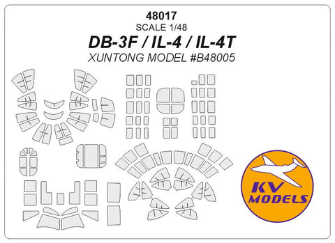 KVモデル 48017 1/48 DB-3F / IL-4 / IL-4T (Xuntong Model #B48005)
