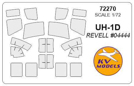 KVモデル 72270 1/72 ベル UH-1D ヘーレスフライガー (レベル #04444)