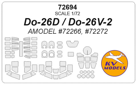 KVモデル 72694 1/72 Do-26D / Do-26V-2 (Aモデル #72266, #72272)