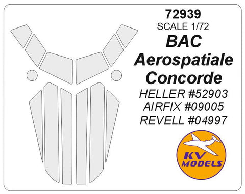KVモデル 72939 1/72 BAC/アエロスパシアル コンコルド (エレール/エアフィックス/レベル)