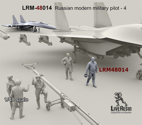 ライブレジン LRM48014 1/48 現用 ロシア軍パイロット 4