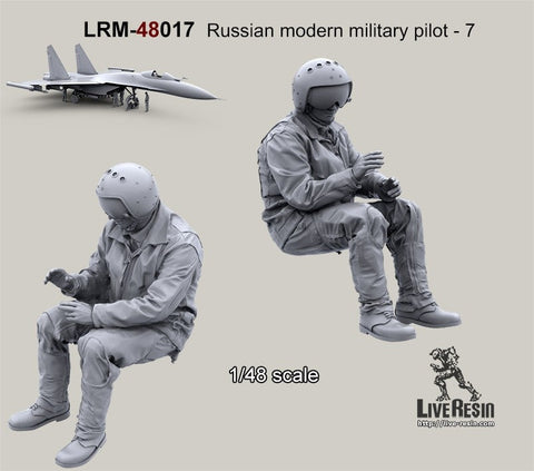 ライブレジン LRM48017 1/48 現用 ロシア軍パイロット 7