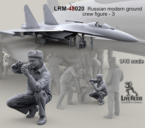 ライブレジン LRM48020 1/48 現用 ロシア軍グランドクルー 3