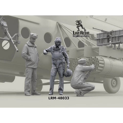 ライブレジン LRM48033 1/48 現用 ロシア ヘリコプターパイロット アフガン戦争 2
