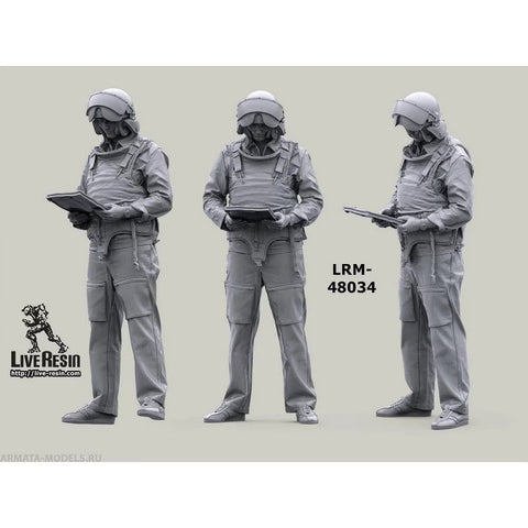 ライブレジン LRM48034 1/48 現用 ロシア ヘリコプターパイロット アフガン戦争 3