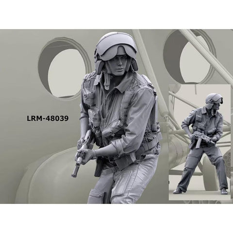 ライブレジン LRM48039 1/48 現用 ロシア ヘリコプターパイロット アフガン戦争 8