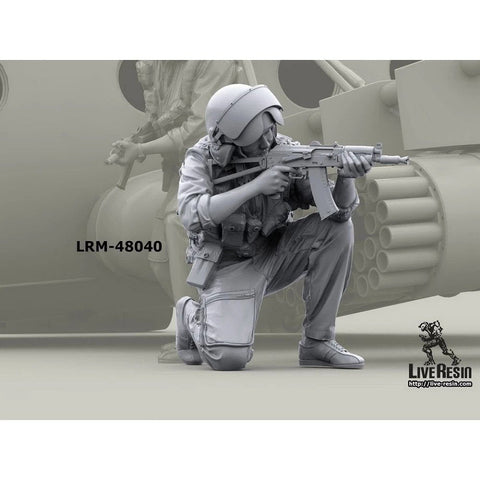 ライブレジン LRM48040 1/48 現用 ロシア ヘリコプターパイロット アフガン戦争 9
