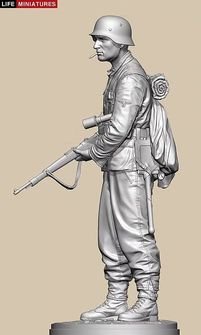 ライフミニチュア LM16012 1/16 アンブッシュ ポトー迎撃戦 '第17SS装甲擲弾兵師団, KG ハンセン' (1/16 full size)