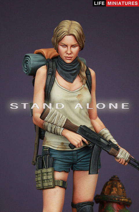 ライフミニチュア LM-FUS003 1/20 スタンドアローン 孤高の女戦士 フィギュア(90mm)