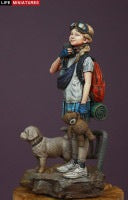 ライフミニチュア LM-FUS004 1/20 深呼吸 パンデミック後の子供(90mm)