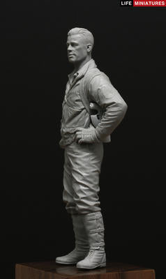 ライフミニチュア LM-16001 1/16 ウォーダディ, WWII アメリカ軍戦車兵 指揮官