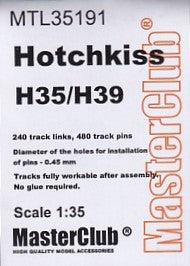 マスタークラブ MTL-35191 1/35 オチキス H35/H39用履帯