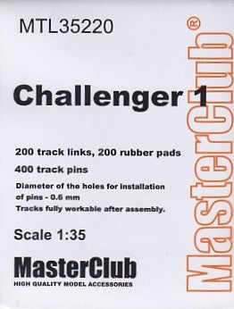 マスタークラブ MTL-35220 1/35 チャレンジャー巡航戦車 1用履帯