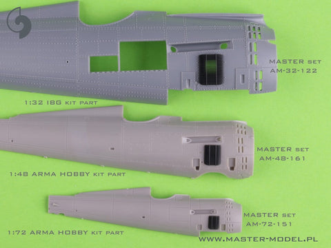 マスター AM-48-161 1/48 PZL P11 オイルクーラー